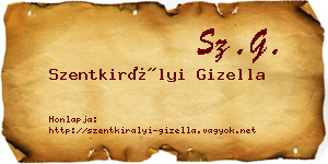 Szentkirályi Gizella névjegykártya